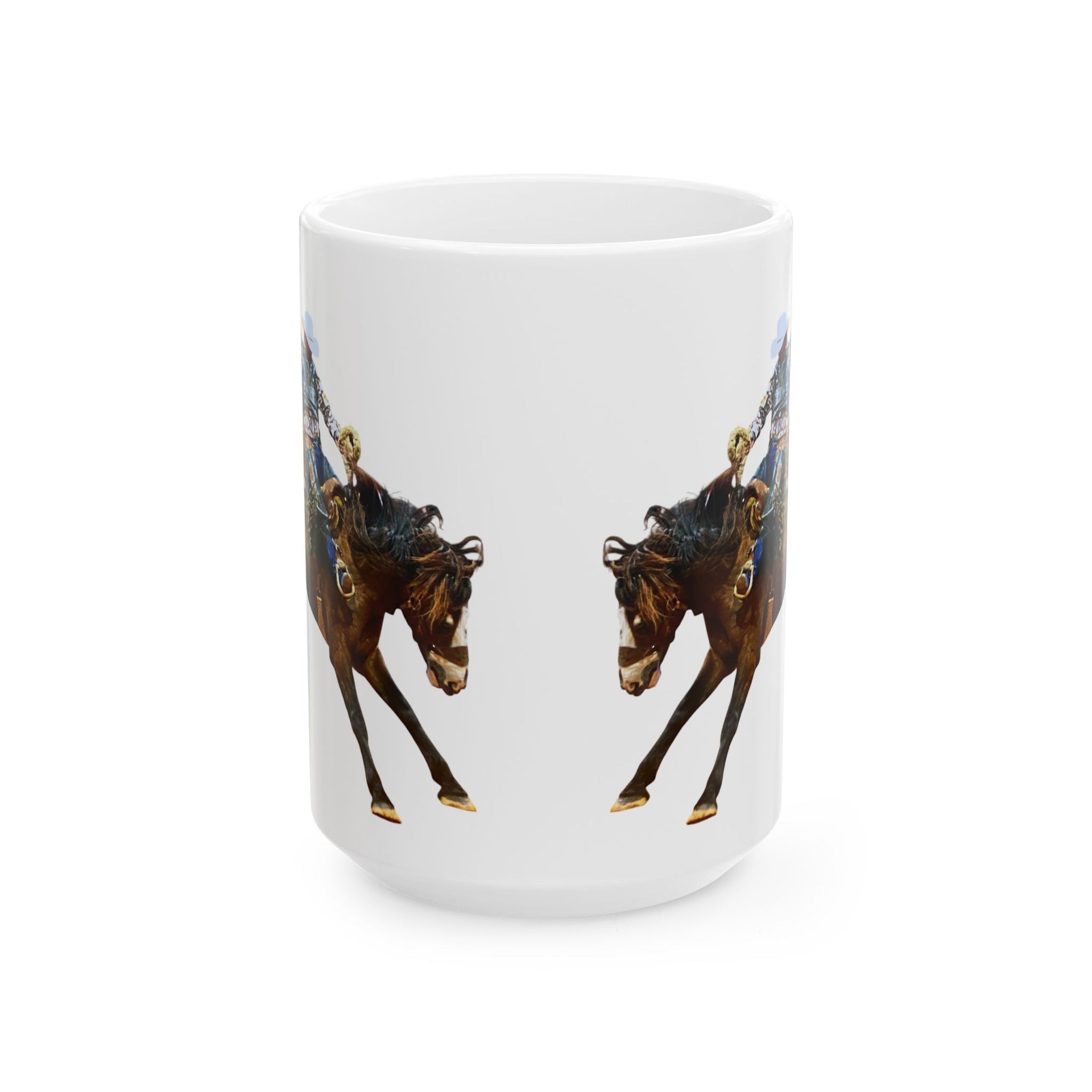 Ceramic Mug, (11oz, 15oz) – Buckin Good Coffee